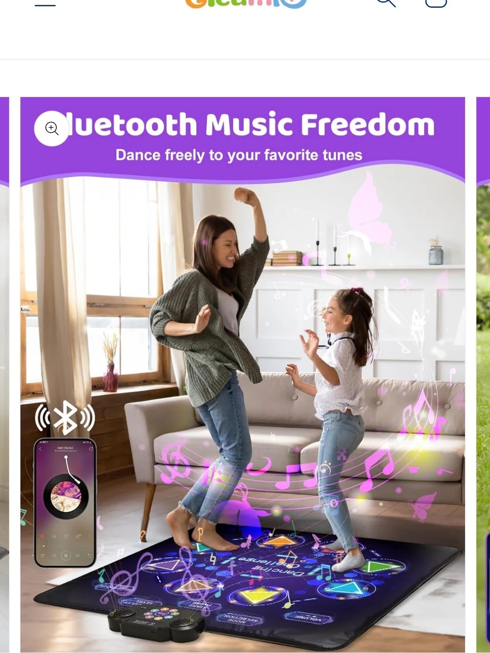 Light-Up 8 Arrow Dance Mat - Multicolor LED🌷🎉 - Picture 6 of 6